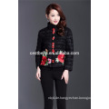 Stilvolle China-Fabrik OEM-Winter-unten Jacke u. Mantel gedruckte Blume klassische unten Jacke